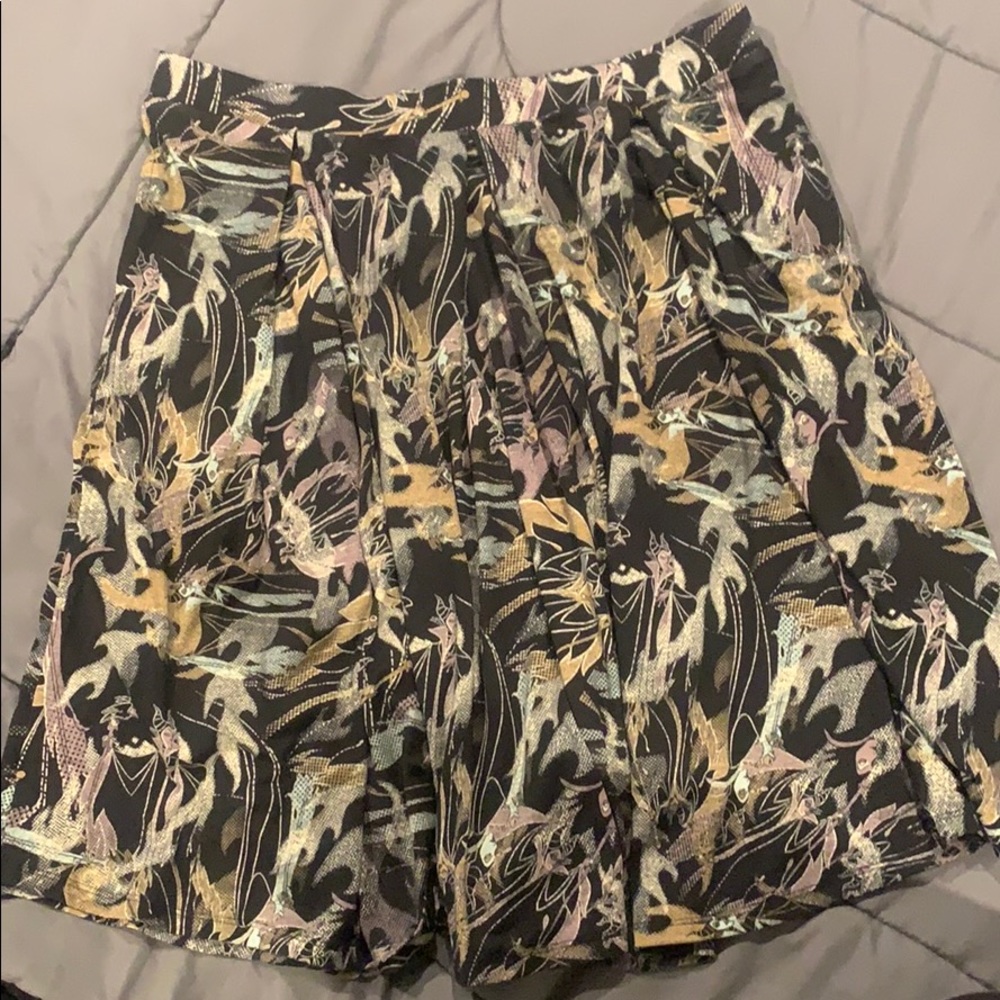 Maleficent print skirt